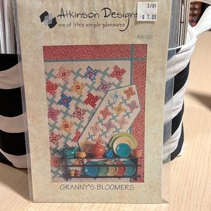 Atkinson Designs Granny’s Bloomers quilt pattern uncut factory fold